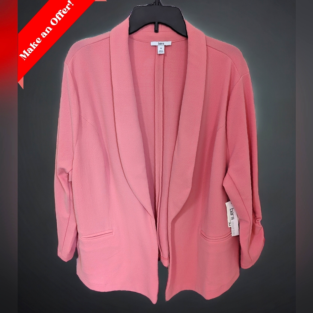 Barlll Soft Pink Blazer! Brand New w/ Tags! Size: 2X. Open to reasonable offers